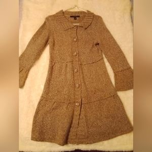 Fever knee length sweater. Size small